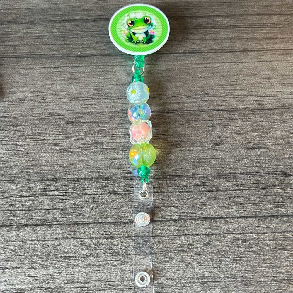 Frog badge reel